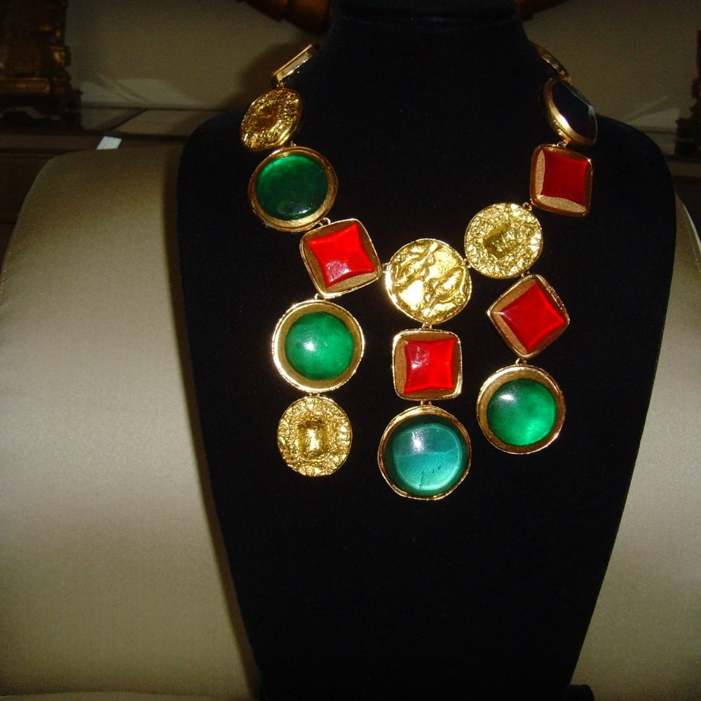 Kenneth J Lane (Kjl) Statement Bib Necklace - image 6